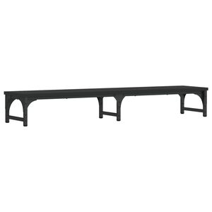 vidaXL Monitorst&auml;nder Schwarz 105x23x15,5 cm Holzwerkstoff