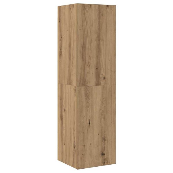 vidaXL TV-Schrank Artisan-Eiche 30,5x30x110 cm Holzwerkstoff