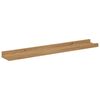 vidaXL Wandregal mit Regal 2 pcs Braun 60 x 9 x 3 cm Holzwerkstoff