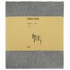 vidaXL Tischdecke 5 stk. Oval Hellgrau 95 x 220 cm