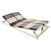 vidaXL Bett-Lattenrost Braun 140 x 190 cm Massivholz Buche