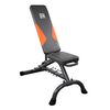 Orange Gym Hantelbank Fitness Aluminium Grau und Orange