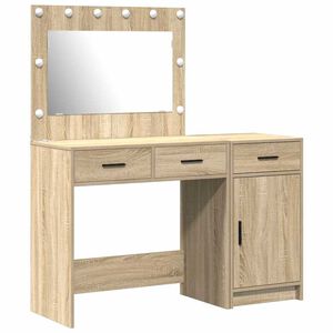 vidaXL Schminktisch 2 Stk. Braun 40 x 41 x 75 cm Holzwerkstoff