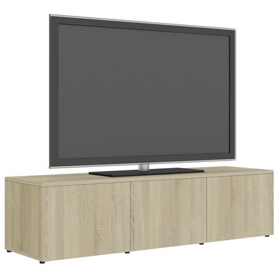 vidaXL TV-Schrank Sonoma-Eiche 120x34x30 cm Holzwerkstoff