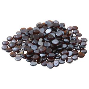 vidaXL Glasnugget 17-19 mm Bernsteinblitz Glas