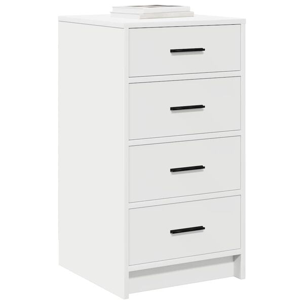 vidaXL Sideboard mit Schubladen Wei&szlig; 40 x 41 x 75 cm Holzwerkstoff