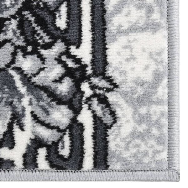 vidaXL Teppichl&auml;ufer BCF Grau 100x500 cm