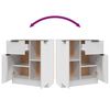 vidaXL Sideboard Wei&szlig; 60x30x70 cm Holzwerkstoff