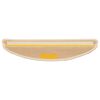 vidaXL Stufenmatten 15 Stk. 56x17x3 cm Hellbeige Halbrund