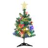 vidaXL K&uuml;nstlicher Mini-Weihnachtsbaum mit Beleuchtung 20 LEDs 45 cm