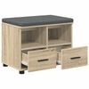 vidaXL Flurbank Sonoma-Eiche 60 x 38 x 46 cm