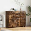 vidaXL Sideboard Ger&auml;ucherte Eiche 88,5 x 30,5 x 73 cm Holzwerkstoff