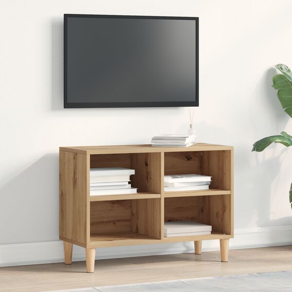 vidaXL TV-Schränk Braun 69,5 x 30 x 50 cm Holzwerkstoff