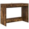 vidaXL Bett-Schreibtisch Ger&auml;ucherte Eiche Holzwerkstoff