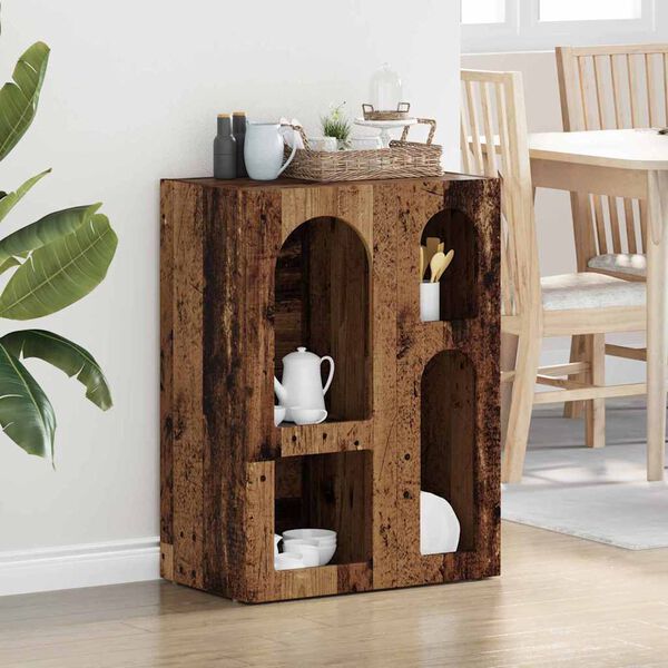 vidaXL Sideboard Altholz 59 x 35 x 80,5 cm Holzwerkstoff