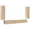 vidaXL 7-tlg. TV-Schrank-Set Sonoma-Eiche Holzwerkstoff
