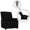 vidaXL Relaxsessel Elektrisch Schwarz Stoff