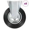 vidaXL 8 Stk. Bockrollen 200 mm