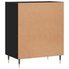 vidaXL Sideboard Schwarz 57x35x70 cm Holzwerkstoff