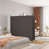 vidaXL 2-tlg. Paravent Braun 348x180 cm Stoff
