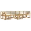vidaXL Outdoor-Sofagarnitur 8 pcs Wei&szlig; 59 x 59 x 37 cm