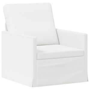 vidaXL Einzelsofa Wei&szlig; 70 x 81 x 82 cm Stoff