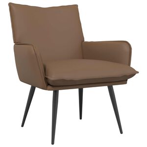 vidaXL Sessel Cappuccino Kunstleder