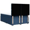vidaXL Boxspringbett mit Matratze Blau 140x190 cm Stoff