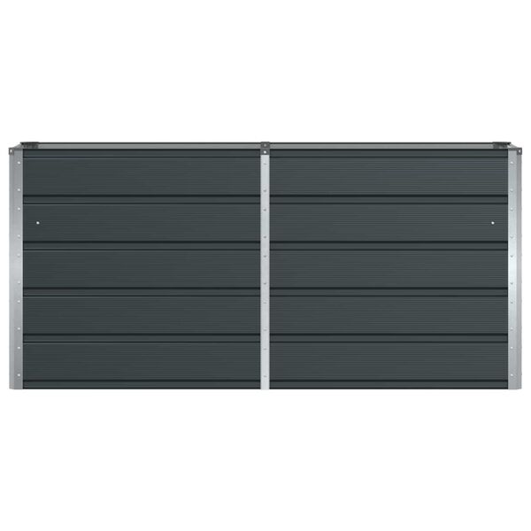 vidaXL Pflanzk&uuml;bel Anthrazit 160 x 40 x 75 cm Stahl