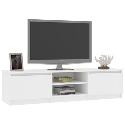 vidaXL TV-Schrank Weiß 140×40×35,5 cm Spanplatte