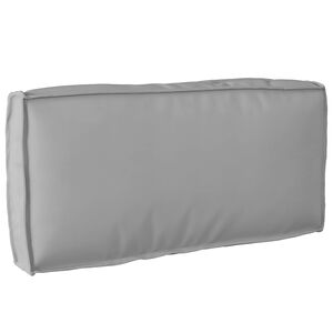vidaXL Kissen Oxford-Stoff Grau 80 x 40 x 12 cm
