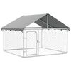 vidaXL Outdoor-Hundezwinger mit Dach 200x200x150 cm