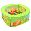 vidaXL B&auml;llebad mit 50 B&auml;llen f&uuml;r Kinder 75x75x32 cm