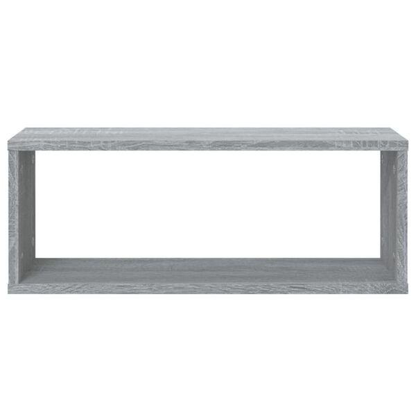 vidaXL W&uuml;rfelregale 6 Stk. Grau Sonoma 60x15x23 cm Holzwerkstoff