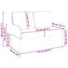 vidaXL Sofas mit Kissen 110cm Gelb Sperrholz