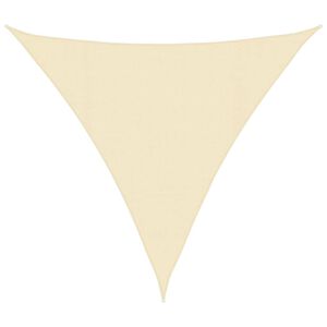 vidaXL Sonnensegel 160 g/m&sup2; Creme 4,5x4,5x4,5 m HDPE