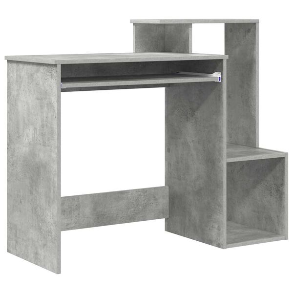 vidaXL Schreibtisch Beton Grau 106 x 41 x 88.5 cm Holzwerkstoff