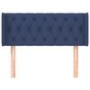 vidaXL Kopfteil mit Ohren Blau 103x16x78/88 cm Stoff