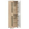 vidaXL Highboard FLORIN Sonoma-Eiche 60 x 35 x 182 cm Holzwerkstoff