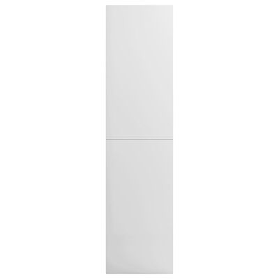 vidaXL Kleiderschrank Hochglanz-Weiß 100x50x200 cm Holzwerkstoff