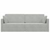 vidaXL Boden-Sofa-Bett Hellgrau 213 x 70 x 77 cm Samt