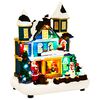 vidaXL Weihnachtsszene mit Schlitten SALO 19 x 13 x 24 cm Harz
