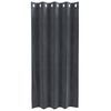 vidaXL Verdunkelungsvorh&auml;nge 2 pcs Hellgrau 140 x 175 cm Samt