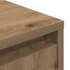 vidaXL TV-Schrank mit LED-Leuchten Artisan-Eiche 100x41x50 cm