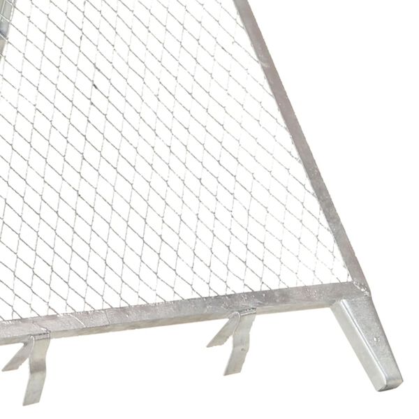 vidaXL Gartensieb Verzinkter Stahl