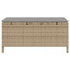 vidaXL Garten Essgruppe Beige Poly Rattan