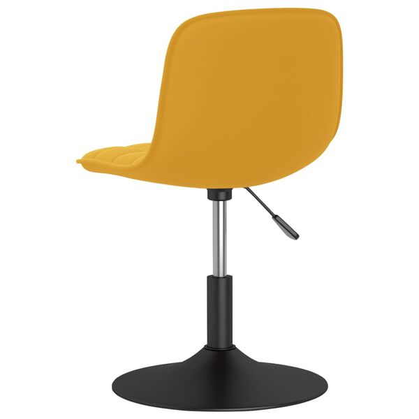 vidaXL Barhocker Senfgelb Samt