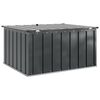 vidaXL Gartenlagerbox Schwarz 101 x 82 x 50 cm Stahl