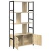 vidaXL B&uuml;cherregal Sonoma-Eiche 80 x 30 x 155,5 cm Holzwerkstoff