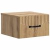 vidaXL Wandmontierter Nachttisch Artisan-Eiche 34,5 x 33 x 20 cm